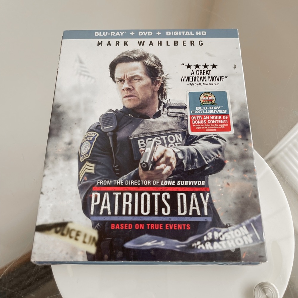 NWT Patriots Day Blu-Ray + DVD